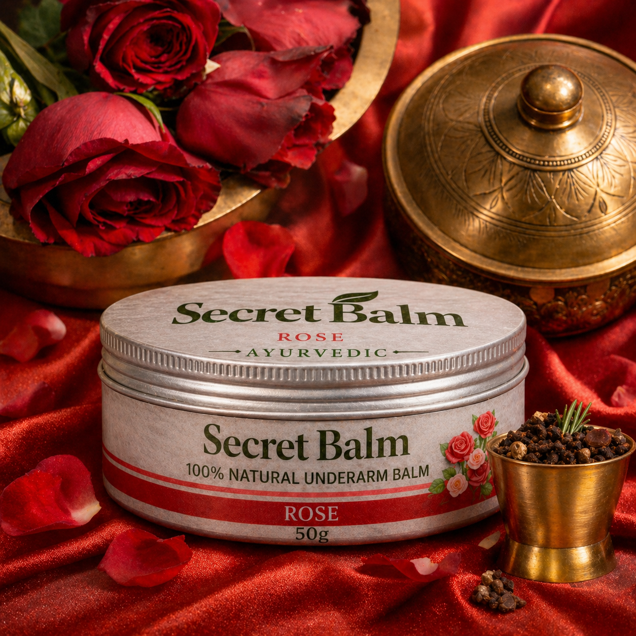 Rose Natural Underarm Balm (Rich & Classic)