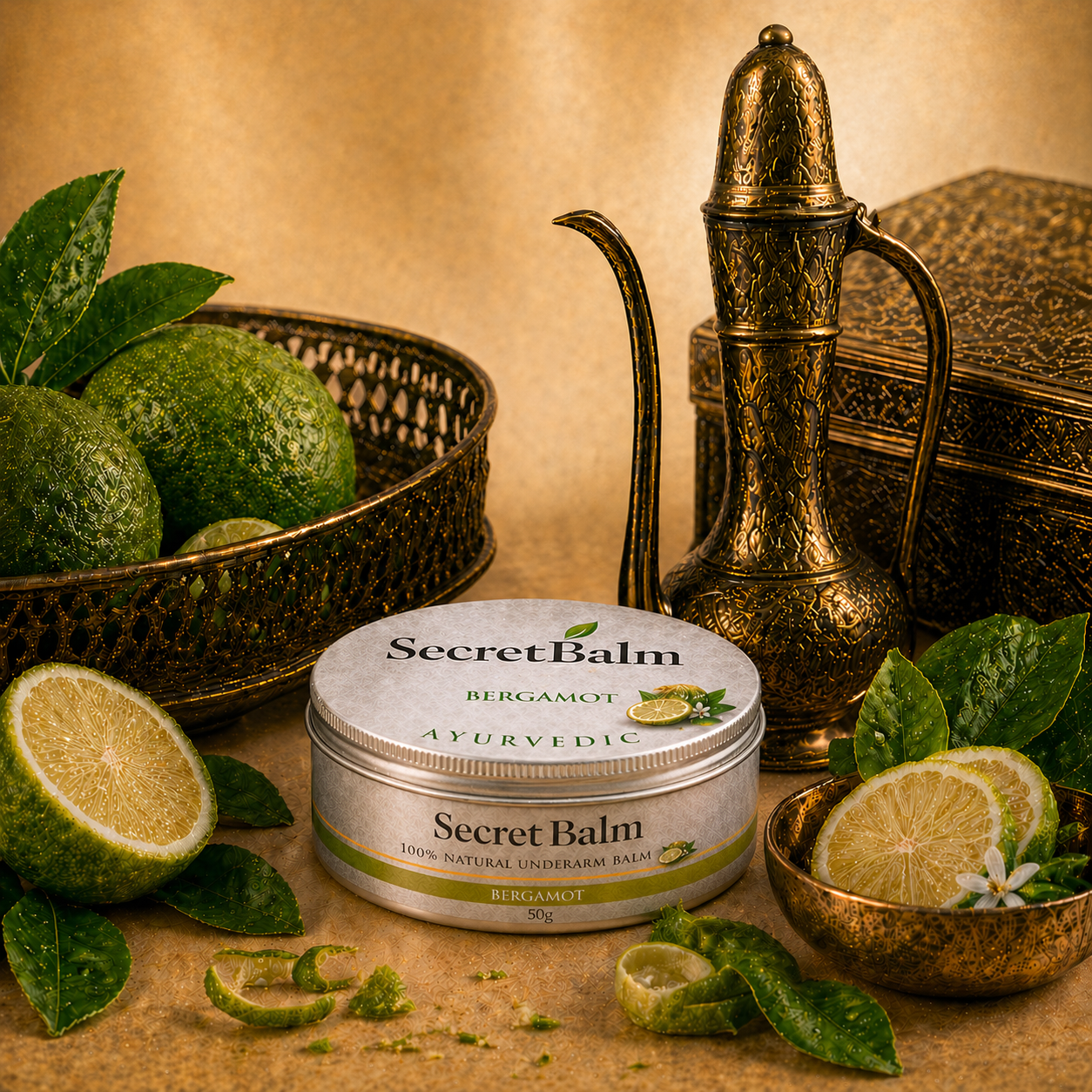 Bergamot Natural Underarm Balm (Fresh Citrus)