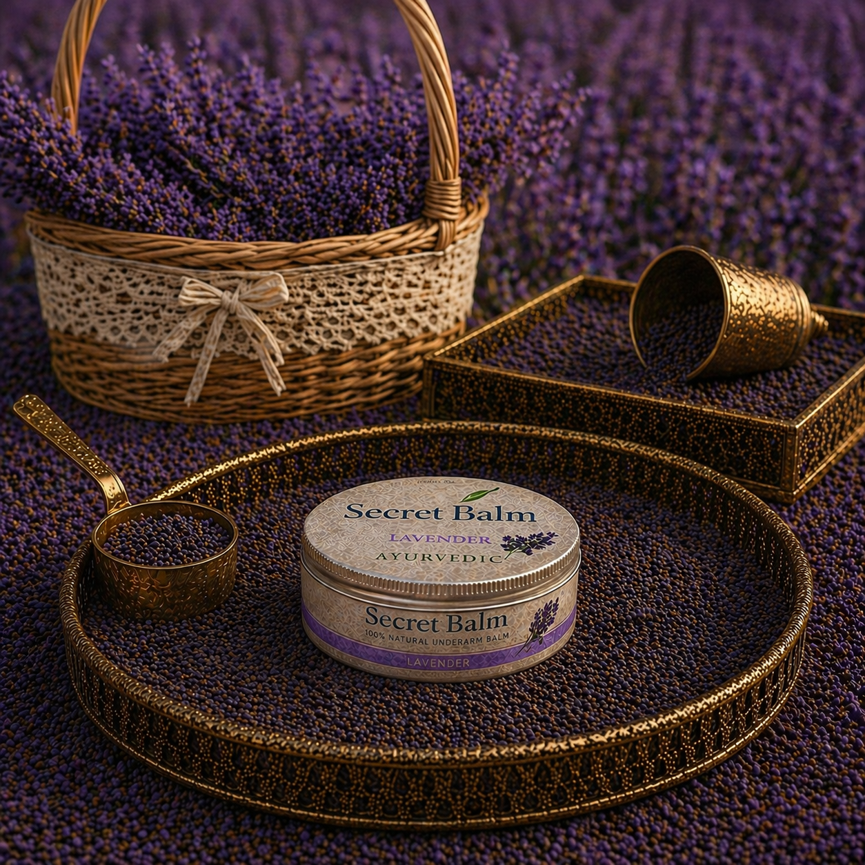 Lavender Natural Underarm Balm — (Calm & Floral)